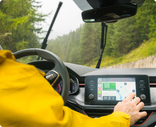 Man Looking for Travel Requirements